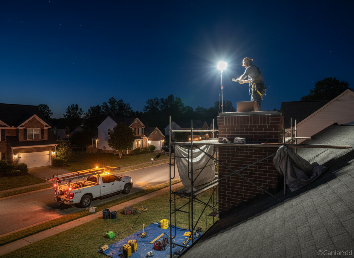 Chimney repair in Clear Creek