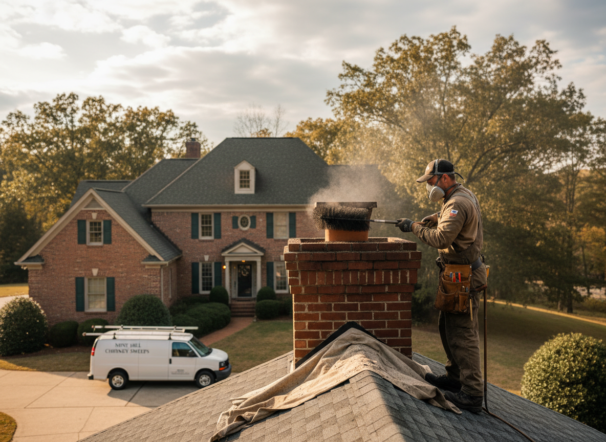 Chimney repair in Arlington Church