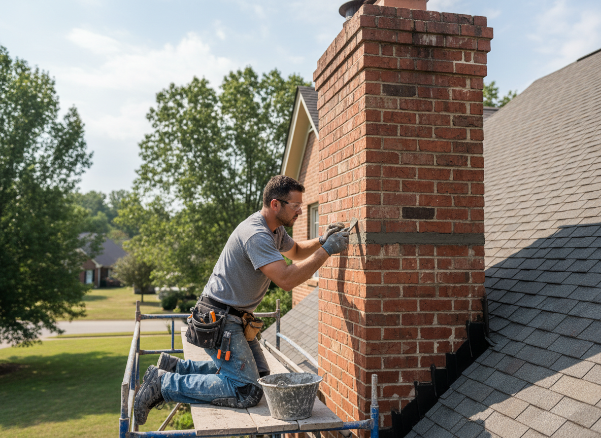 Chimney Mortar Repair in Mint Hill, NC