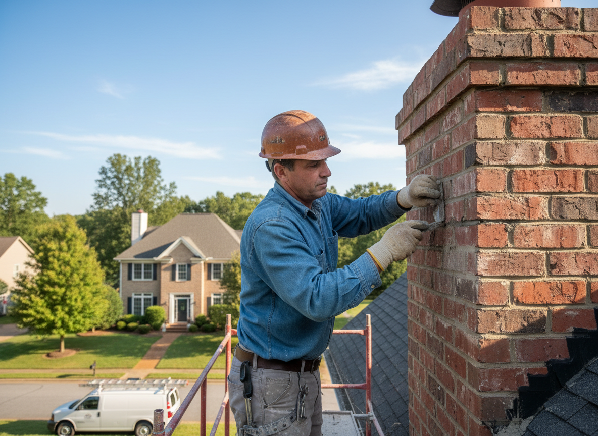 Chimney Tuckpointing in Mint Hill, NC